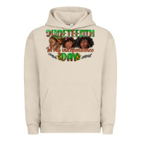 Pigment French Oak juneteenth in my independence day Urban Hoodie - texasbilliewilder