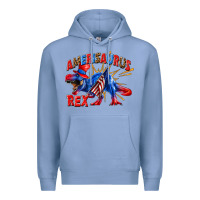 Colony Blue Amerisaurus rex Premium Hoodie - texasbilliewilder