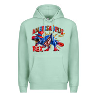 Seafoam Amerisaurus rex Premium Hoodie - texasbilliewilder