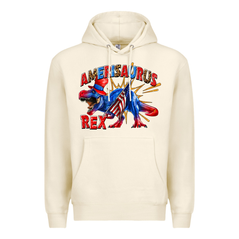 Amerisaurus Rex Premium Hoodie by texasbilliewilder | Teevron