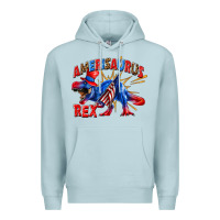 Blue Mist Amerisaurus rex Premium Hoodie - texasbilliewilder