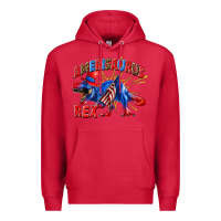 Cardinal Amerisaurus rex Premium Hoodie - texasbilliewilder