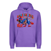 Purple Amerisaurus rex Premium Hoodie - texasbilliewilder