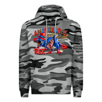 Slate Camo Amerisaurus rex Premium Hoodie - texasbilliewilder