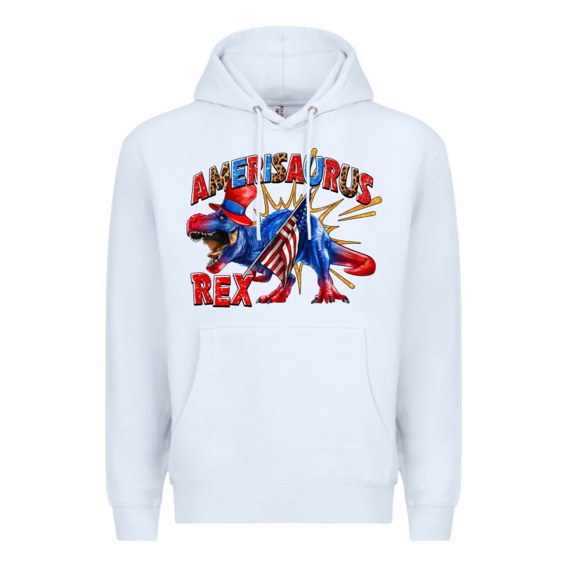 Amerisaurus Rex Premium Hoodie by texasbilliewilder | Teevron