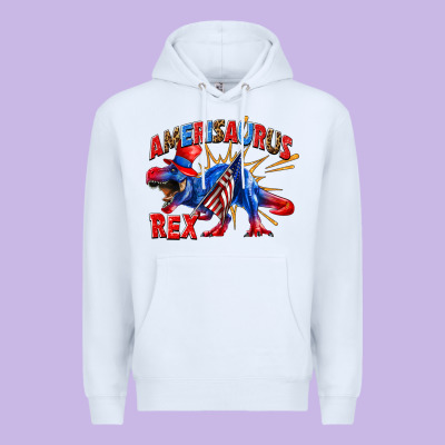 Amerisaurus Rex Premium Hoodie Designed By Texasbilliewilder