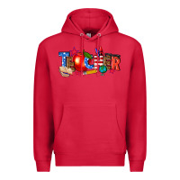 Cardinal American teacher Premium Hoodie - texasbilliewilder