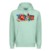 Seafoam American teacher Premium Hoodie - texasbilliewilder