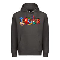 Smoke American teacher Premium Hoodie - texasbilliewilder