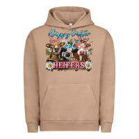 Pigment Burro Happy Easter Heifers Urban Hoodie - RanaPortraitStore