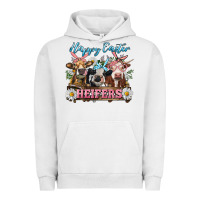 Pigment Lunar Rock Happy Easter Heifers Urban Hoodie - RanaPortraitStore