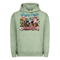 Pigment Oil Green Happy Easter Heifers Urban Hoodie - RanaPortraitStore