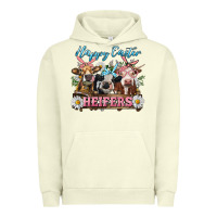 Pigment Pistachio Happy Easter Heifers Urban Hoodie - RanaPortraitStore