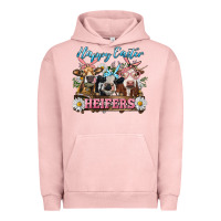 Pigment Salmon Happy Easter Heifers Urban Hoodie - RanaPortraitStore