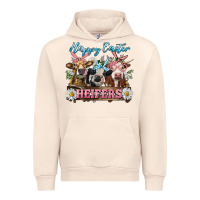 Sandshell Happy Easter Heifers Urban Hoodie - RanaPortraitStore