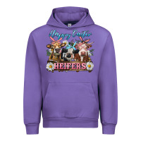 Tulip Happy Easter Heifers Urban Hoodie - RanaPortraitStore