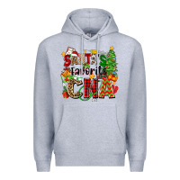 Heather Grey santa's favorite cna Premium Hoodie - Zillion Design Studio