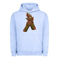 Pigment Grape Ice juneteenth nail art with afro hand Urban Hoodie - texasbilliewilder
