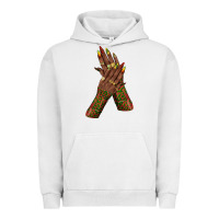 Pigment Lunar Rock juneteenth nail art with afro hand Urban Hoodie - texasbilliewilder