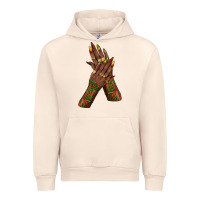 Sandshell juneteenth nail art with afro hand Urban Hoodie - texasbilliewilder