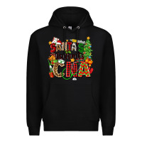 Black santa's favorite cna Premium Hoodie - Zillion Design Studio