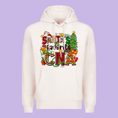 Santa's Favorite Cna Premium Hoodie Designed By Zillion Design Studio