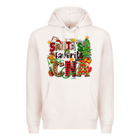 Pale Pink santa's favorite cna Premium Hoodie - Zillion Design Studio