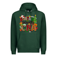 Sports Green santa's favorite cna Premium Hoodie - Zillion Design Studio