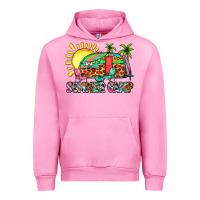 Fuchsia Pink summer camp Urban Hoodie - Zillion Design Studio