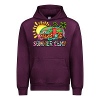 Mauve Wine summer camp Urban Hoodie - Zillion Design Studio