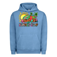 Pigment Pebble Blue summer camp Urban Hoodie - Zillion Design Studio