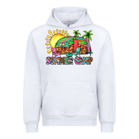 White summer camp Urban Hoodie - Zillion Design Studio