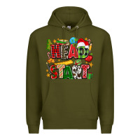 Army Green head start christmas Premium Hoodie - Zillion Design Studio