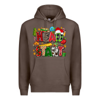 Coffee head start christmas Premium Hoodie - Zillion Design Studio