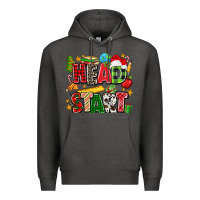Charcoal Heather head start christmas Premium Hoodie - Zillion Design Studio