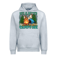 Heather Grey life is better around the campfire Urban Hoodie - Zillion Design Studio