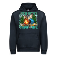 Navy life is better around the campfire Urban Hoodie - Zillion Design Studio