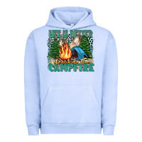 Pigment Grape Ice life is better around the campfire Urban Hoodie - Zillion Design Studio