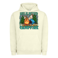 Pigment Pistachio life is better around the campfire Urban Hoodie - Zillion Design Studio