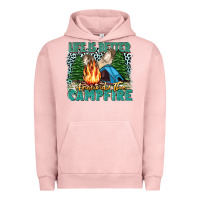 Pigment Salmon life is better around the campfire Urban Hoodie - Zillion Design Studio