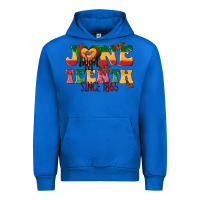 Cobalt juneteenth since 1865 with heart Urban Hoodie - texasbilliewilder