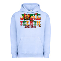 Pigment Grape Ice juneteenth since 1865 with heart Urban Hoodie - texasbilliewilder