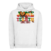 Pigment Lunar Rock juneteenth since 1865 with heart Urban Hoodie - texasbilliewilder