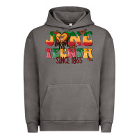 Pigment Tornado juneteenth since 1865 with heart Urban Hoodie - texasbilliewilder