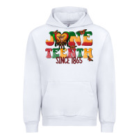 White juneteenth since 1865 with heart Urban Hoodie - texasbilliewilder