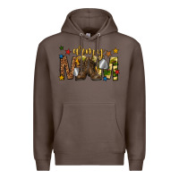 Coffee army mom Premium Hoodie - texasbilliewilder