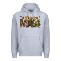 Heather Grey army mom Premium Hoodie - texasbilliewilder