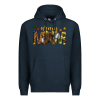 Navy army mom Premium Hoodie - texasbilliewilder