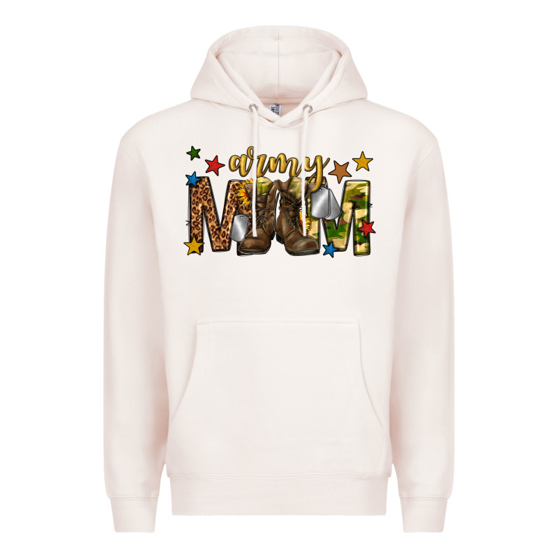 Army Mom Premium Hoodie by texasbilliewilder | Teevron
