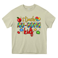 Mossy i teach au some kids Heavy Core Tee - LillyAllenDesigns